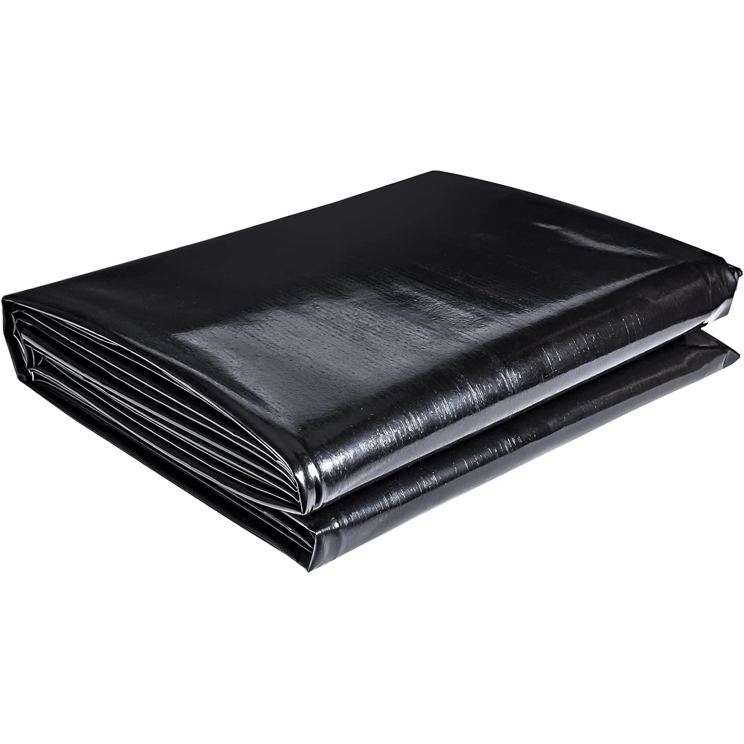 Pond Liner 7 X 10 Ft, 20 Mil Hdpe Uv Resistant Preformed Pond Liner Easy Cutting, Underlayment For Fountain, Waterfall, Koi Pondsand Water Garden (Black)