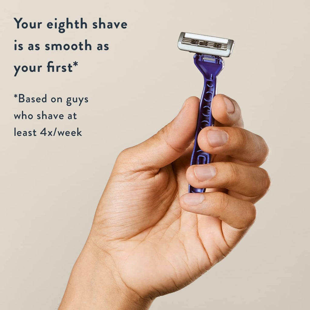 Harry's Disposable Razors for Men - 10 Count - 3-Blade Men's Razors for Travel and On-the-Go Convenience
