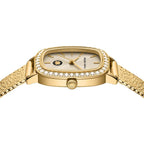 Golden Maple Watches For Women, Dainty Gold Watch With Small Stainless Steel Case, Quartz Movement And Water Resistant, Adjustable Mesh Band