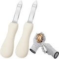 Nonley Oyster Shucking Knife, 2 Pack Oyster Knife Shucker Set With Professional Grade Cut Resistant Gloves, Stainless Steel Seafood Opener Tools