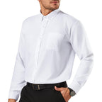 Oxford Dress Shirts For Men Big And Tall(Size Xxl Big-6Xl Big&Tall) Button Down Long Sleeve Business Casual Collared Shirts