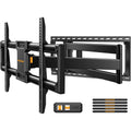 Perlegear Long Arm Full Motion Tv Wall Mount For 42–97 Inch Tvs Up To 150 Lbs, Pre-Assembled Tv Mount With Full Swivel, Tilt And Extension, Fits 8″/12″/16″/24″ Wood Studs, Max Vesa 800X400Mm, Pgxlf02