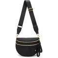 Spacious Crossbody Bag Nylon Bum Bag For Women Fanny Packs Handbags With Adjustable Straps