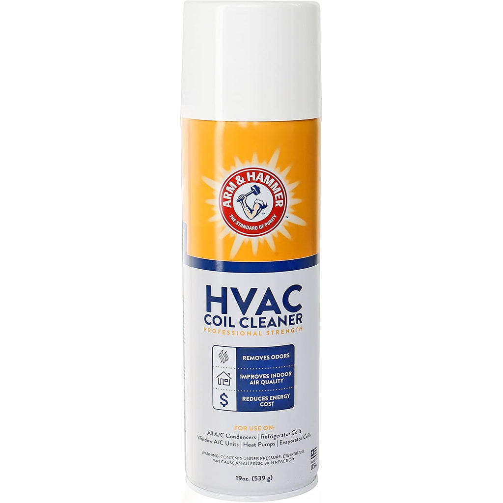 Arm & Hammer Biodegradable Hvac And Air Conditioner Coil Cleaner Foam Aerosol Spray, 19 Fl. Oz, Ahcc-19 By Diversitech