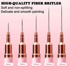Nail Art Brushes Nail Art Tool Kit, Nail Design Tools Set with Liner Brushes, Dotting Pens, UV Gel Brushes, for DIY Nail Art, Salon and Home Use (Pink Style 37pcs)
