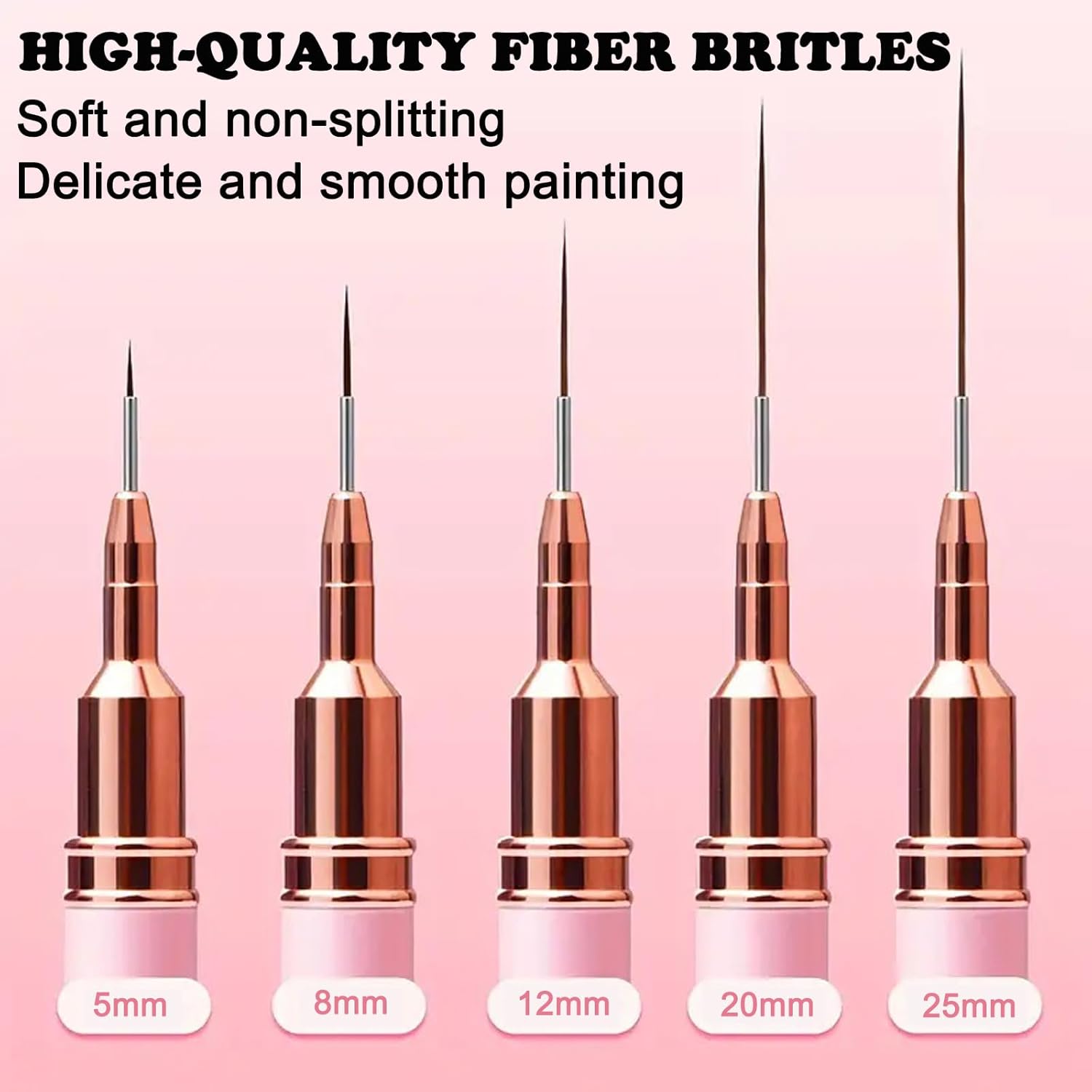 Nail Art Brushes Nail Art Tool Kit, Nail Design Tools Set with Liner Brushes, Dotting Pens, UV Gel Brushes, for DIY Nail Art, Salon and Home Use (Pink Style 37pcs)