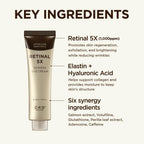 Ckd Retinal 5X Gua Sha Eye Cream [Refill], 1000Ppm Retinal Eye Moisturizer With Massage Roller For Wrinkles, Dark Circles, Puffiness, Firming & Hydrating Under Eye Care. Korean Skincare. 1.01 Fl Oz.