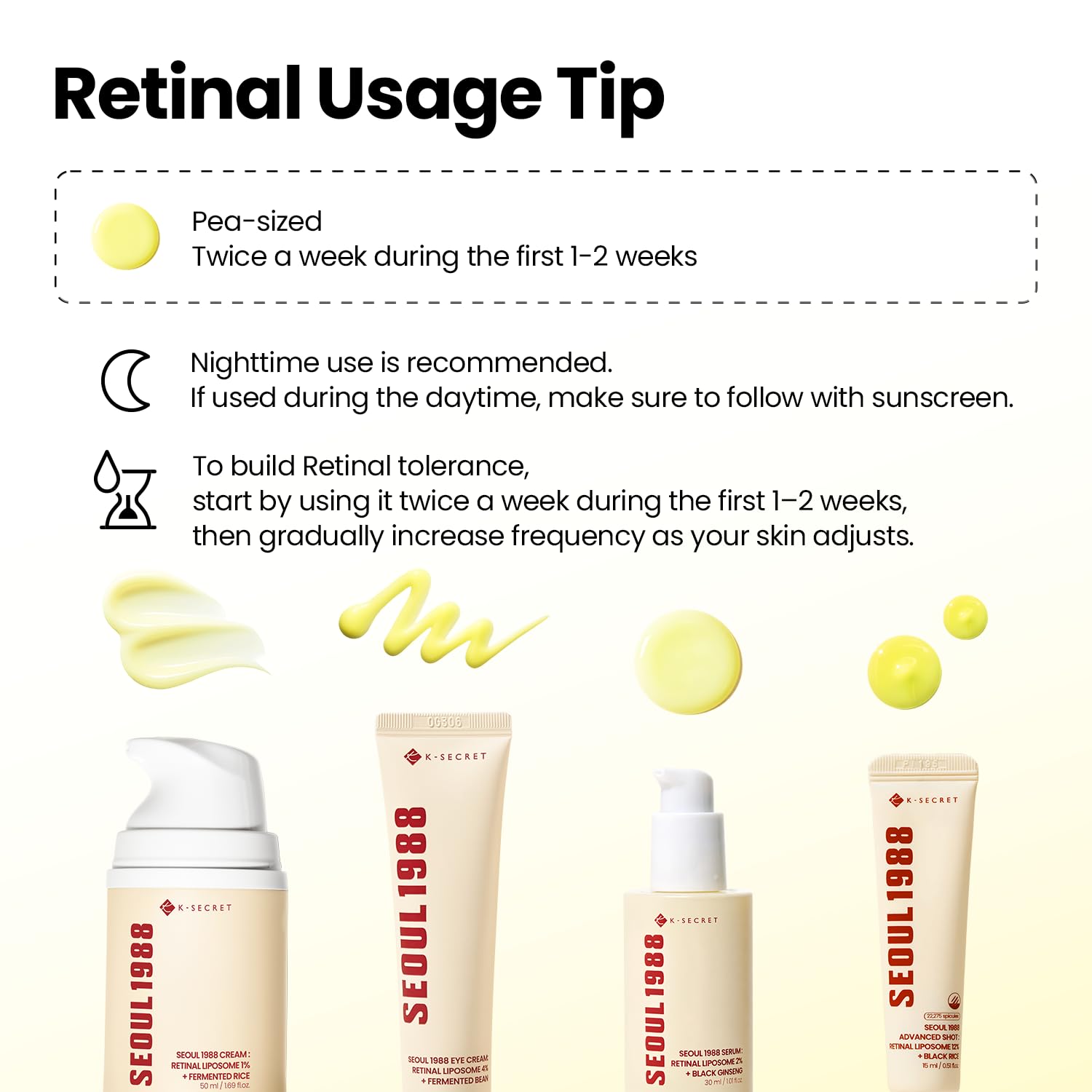 K-Secret Seoul 1988 Retinal Eye Cream | Retinal Liposome 4% For Dark Circles & Crow'S Feet Care | Niacinamide, Bakuchiol, And Fermented Bean | Korean Skincare, 30Ml / 1.01 Fl Oz