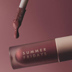 Summer Fridays Dream Lip Oil - Hydrating Tinted Lip Gloss Oil - Non-Sticky Formula with Skincare Benefits for Long-Lasting Softness + Shine - Effortless Beauty Gifts - Soft Mauve (0.15 Oz)