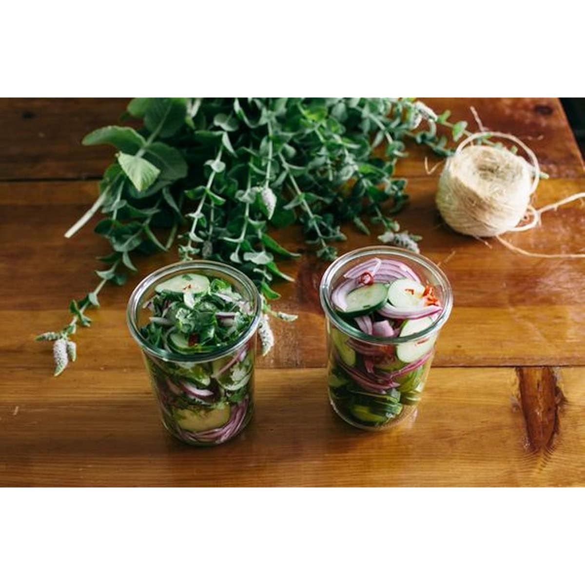 WECK Canning Jars 742 Mold Jars made of Transparent Glass - Eco-Friendly Canning Jar - Storage for Food, Yogurt with Air Tight Seal and Lid - 1/2 Liter Tall Jar Set - (2 Jars)