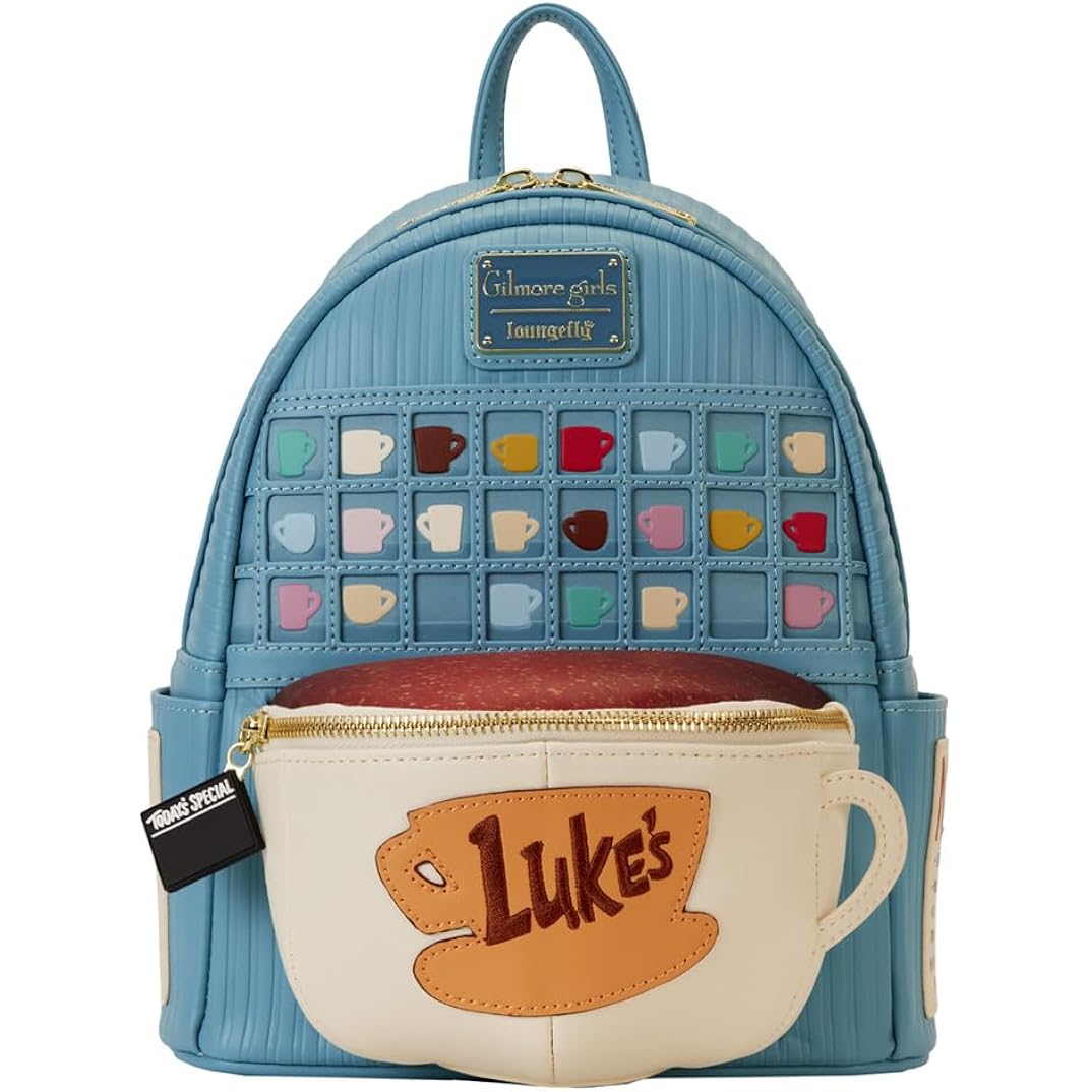 Loungefly Gilmore Girls Luke's Diner Domed Coffee Mug Double Strap Shoulder Bag