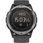 Cakcity Tactical Watches For Men Military Sport Watches With Carbon Fiber Case Lightweight Waterproof Watch For Women/Men Digital Watches With Compass,Step Counte,Metronome,5Atm