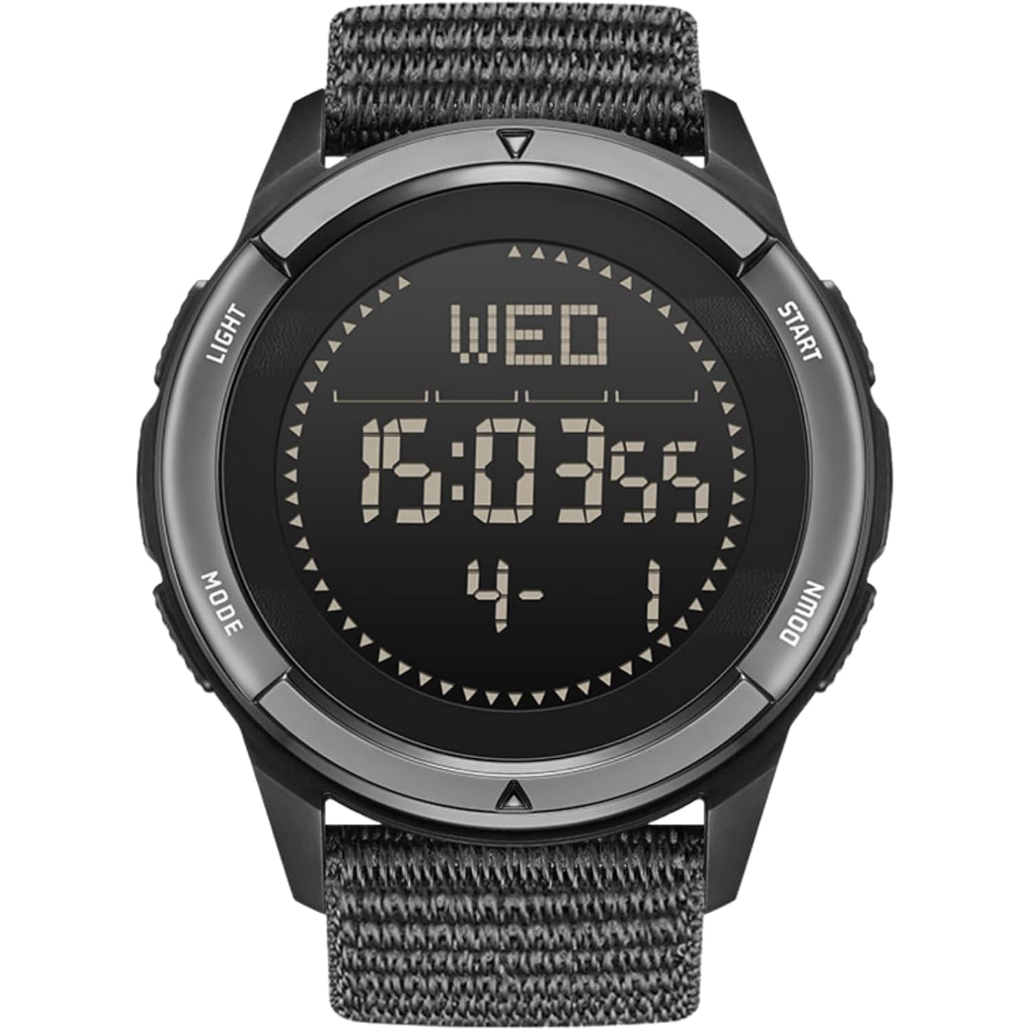 Cakcity Tactical Watches For Men Military Sport Watches With Carbon Fiber Case Lightweight Waterproof Watch For Women/Men Digital Watches With Compass,Step Counte,Metronome,5Atm
