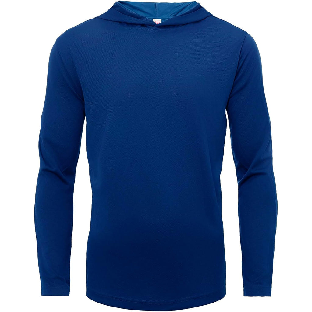 5 Pack Mens T Shirts Long Sleeve With Hoodies Athletic Sun Protection Tees