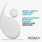 Redken Extreme Length Biotin Shampoo For Longer Hair – Promotes Healthy Hair Growth, Strengthens Damaged Hair, Prevents Hair Breakage, Infused With Biotin