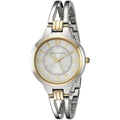 Anne Klein Women'S Ak/1441Svtt Two-Tone Open Bangle Watch