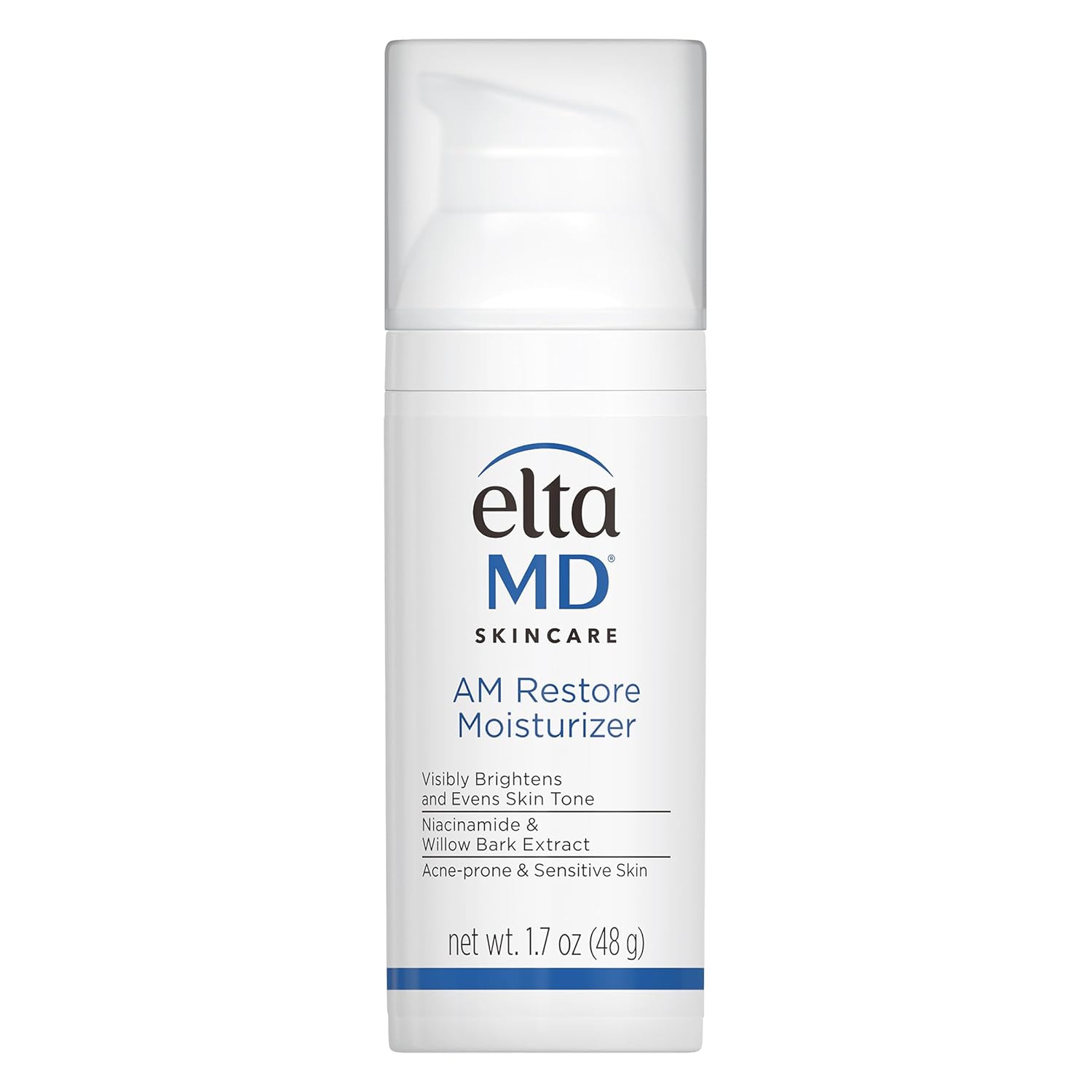 EltaMD AM Restore Face Moisturizer for Women and Men, Light Moisturizer Face Cream, Made with Niacinamide and Hyaluronic Acid