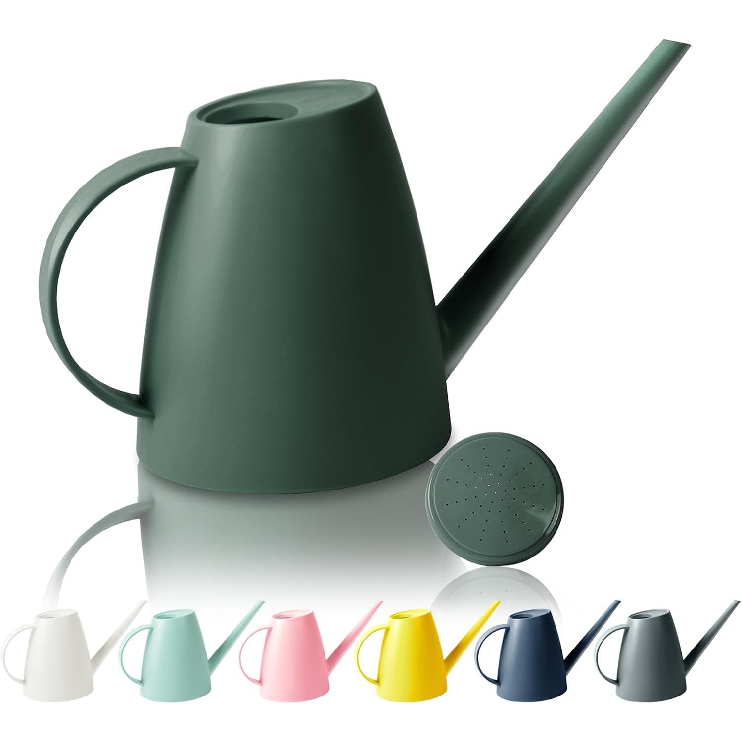 60 Oz Watering Can For Indoor Plants, Small Plastic Watering Cans With Removable Nozzle, Long Spout Indoor Water Can For House Plants, Garden Flowers (1.8L, 0.5 Gal)