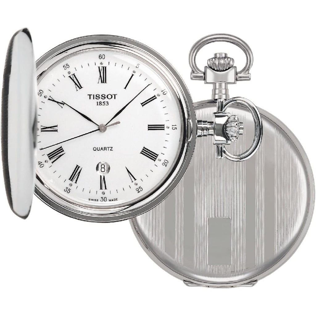 Tissot Unisex-Adult Savonnettes Quartz Stainless Steel Specialities Silver T83655313