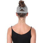 2 Packs Distressed Ponytail Hat For Women Criss Cross Hat Baseball Cap Pony Tail Caps High Bun