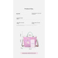 For Demon Hunters Crossbody Bag, For Korean Idol,Also A Shoulder Bag, Features A Cartoon Pattern Design. (Purple)