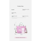 For Demon Hunters Crossbody Bag, For Korean Idol,Also A Shoulder Bag, Features A Cartoon Pattern Design. (Purple)