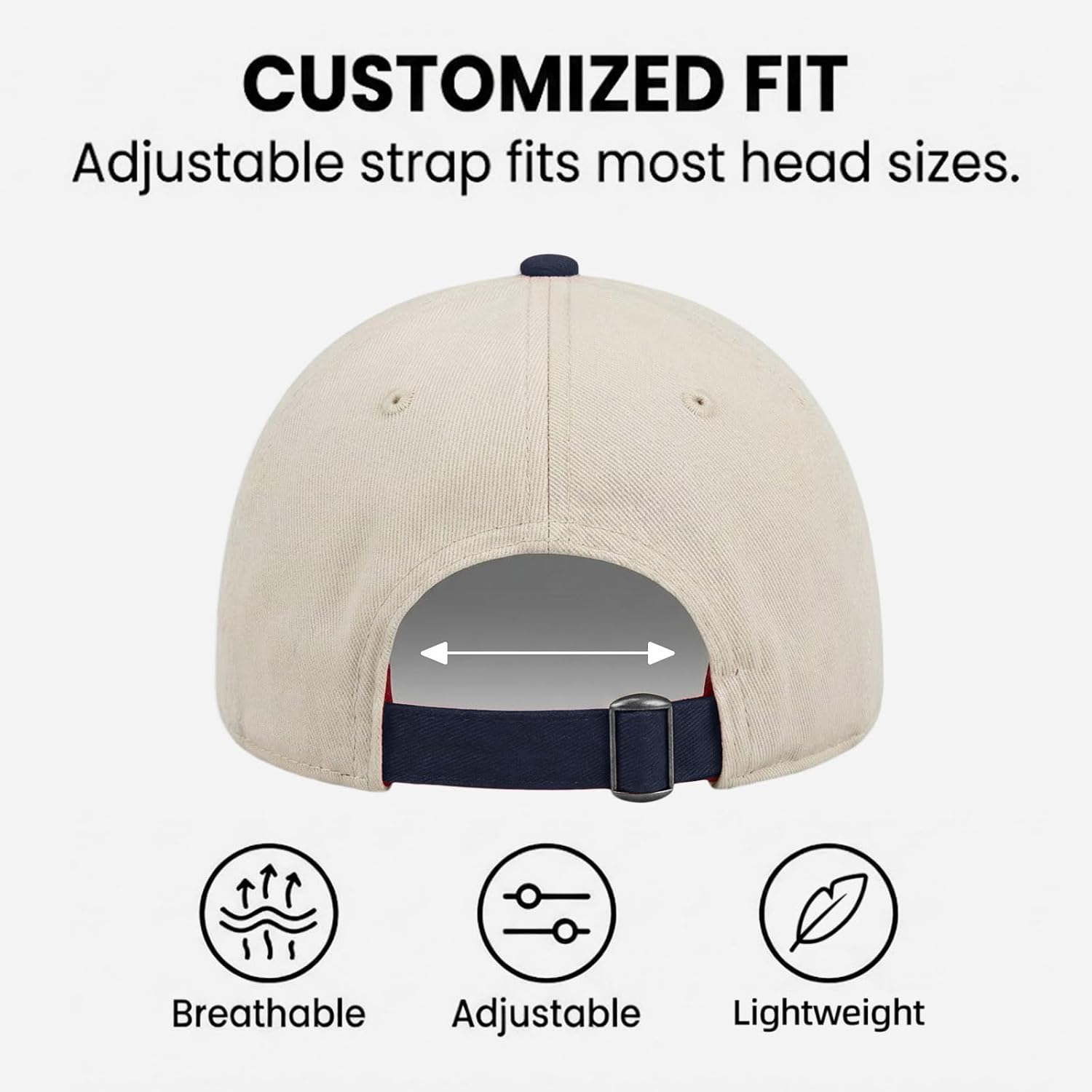 Game Day Hat for Women Men, Vintage Embroidered Football Basketball Cap, Adjustable Baseball Hat Gift World Soccer Cup Fan Blue
