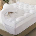 Whatsbedding 5 Inch Memory Foam Mattress Topper (Queen, 60X80),Deep Pocket