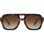 SOJOS Retro Thick Polarized Aviator Sunglasses for Women Men, Large Trendy Bold Square Pilot Shades SJ2385