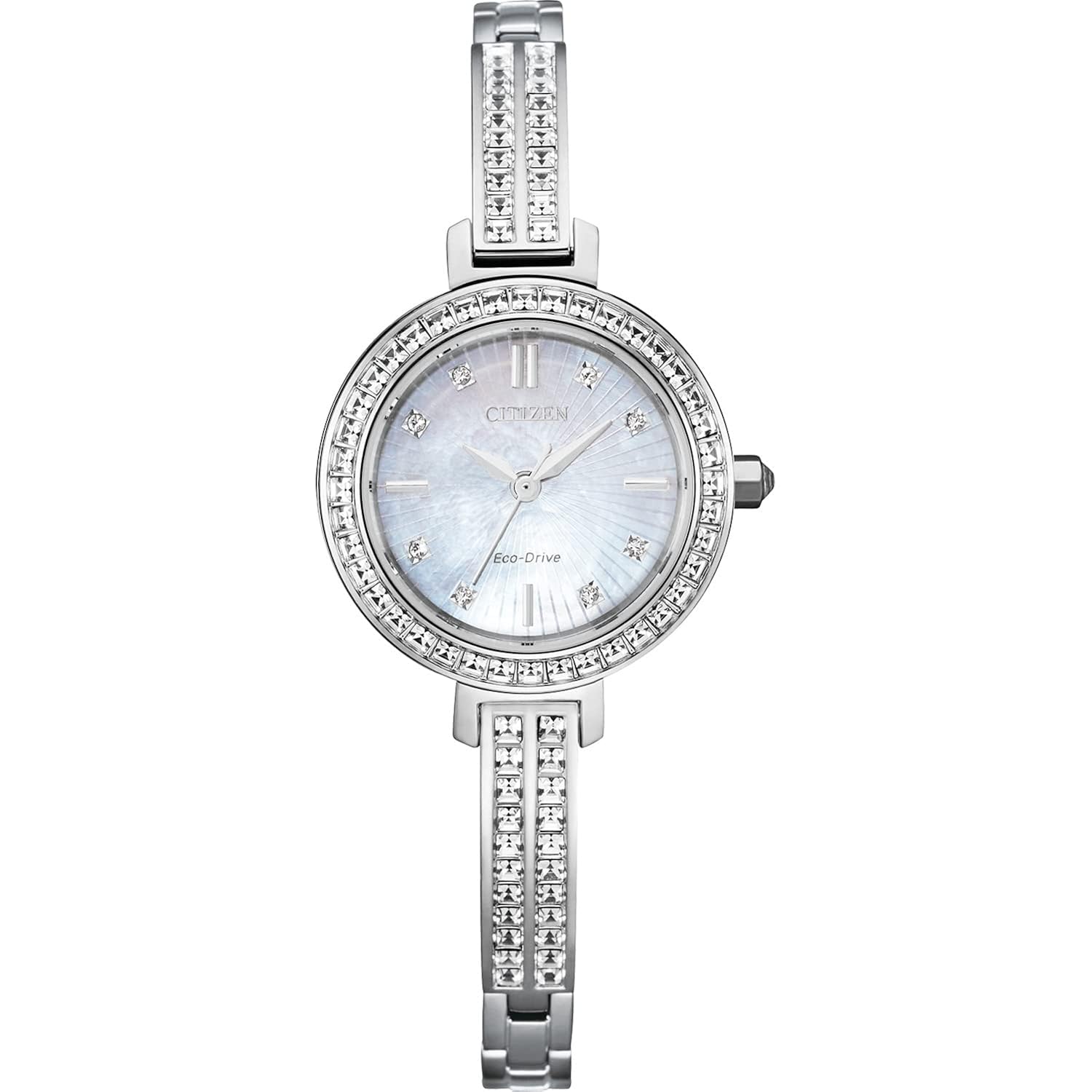 Citizen Women's Eco-Drive Dress Classic Crystal Bangle Watch
