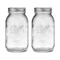 Ball Regular Mouth 32-Ounces Mason Jar with Lids and Bands, Clear,(Pack Of 2)