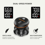MAXGROOM® Head Shaver for Bald Men, Waterproof Electric Razor with 7D Floating Heads, Close Smooth Shave, Magnetic Detachable Blades, Long Battery Life, Dual-Speed Power, Wet/Dry Shave, Gifts for Men