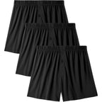 Bamboo Cool Mens Boxers Durable Comfortable Boxer Shorts For Men Loose Ultra-Soft Men'S Underwear (3 Or 5 Pack)