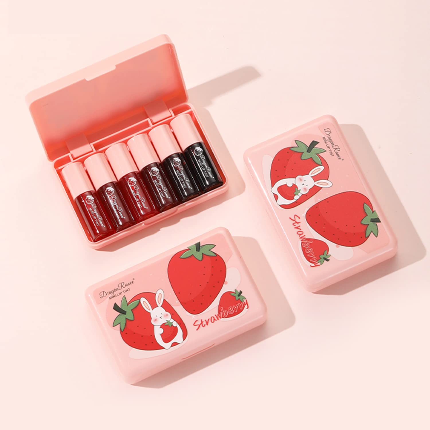 Lip Stain, 6 Colors Lip Tint Stain Mini Liquid Lipstick, Lip Stain Long Lasting Waterproof, Lip Gloss For Women, Makeup, Make Up, Makeup Set, Teen Girl Stuff, Cute Stuff, Maquillaje, High Pigment