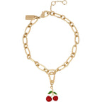 COACH Collectible Cherry Charm Gold One Size