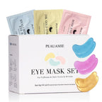 Peauamie Under Eye Patches Gold And Hyaluronic Acid For Puffy Eyes,Rose Eye Masks For Dark Circles And Puffiness Skin Care Smooth Wrinkles Products 30 Pairs