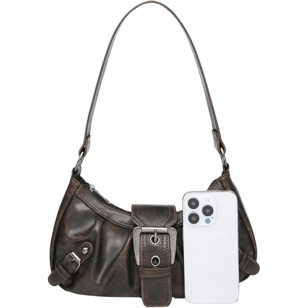Verdusa Shoulder Bag For Women Y2K Mini Purse Cute Goth Punk Vintage Purse | Top Handle