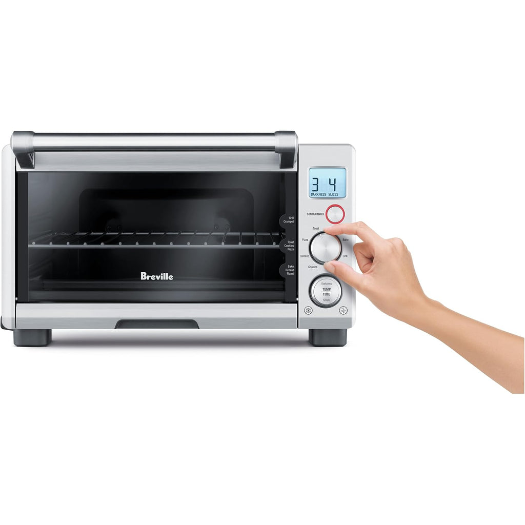 Breville Bov650Xl Compact Smart Oven And Countertop Toaster, Small, Brushed Stainless Steel