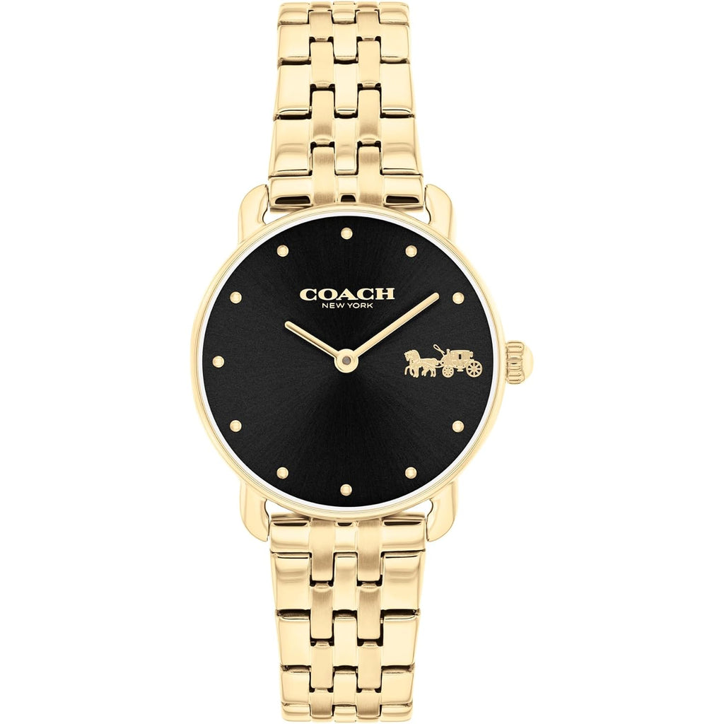 Coach Elliot Women'S 2H Quartz Watch - Stainless Steel Bracelet - Water Resistant Up To 3Atm/30 Meters - Premium Fashion - Classic, Minimalist Design For Everyday Wear - Gift For Her - 28Mm