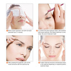 Eyebrow Trimmer, Completely Stainless Steel Eyebrow Razor Shaper for Men and Women, Grooming Shavers(10 pcs/box)