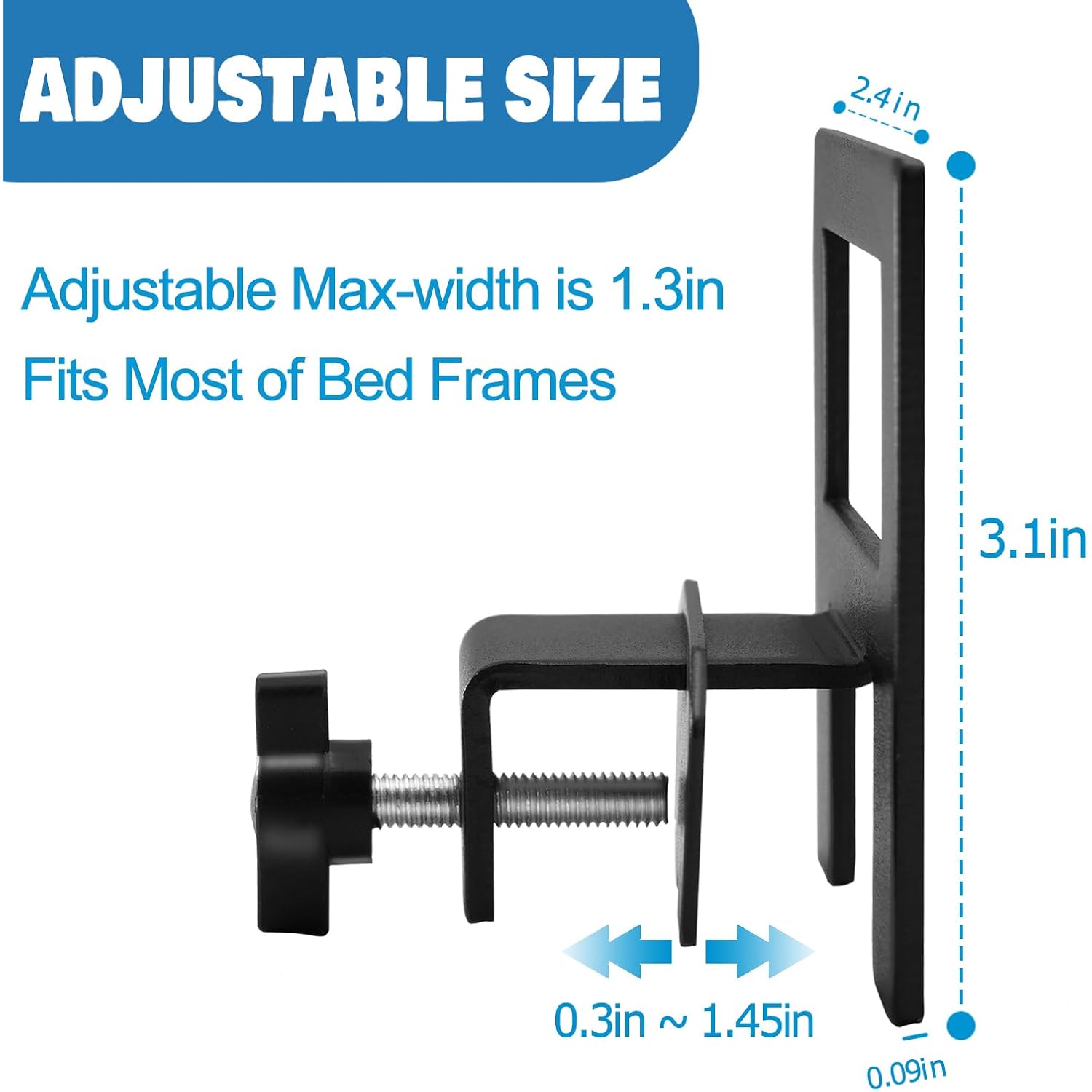 Mattress Holder For Metal Bed Frame Extra Thick Slide Stopper To Keep Mattress From Sliding 6 Pcs Non Slip