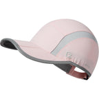 GADIEMKENSD Reflective Folding Outdoor Hat Unstructured Design UPF 50+ Sun Protection Sport Hats for Womens and Mens Light Pink