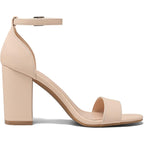 Women'S Chunky Block Heels Open Toe Ankle Strap 3.5 Inch Heeled Sandals