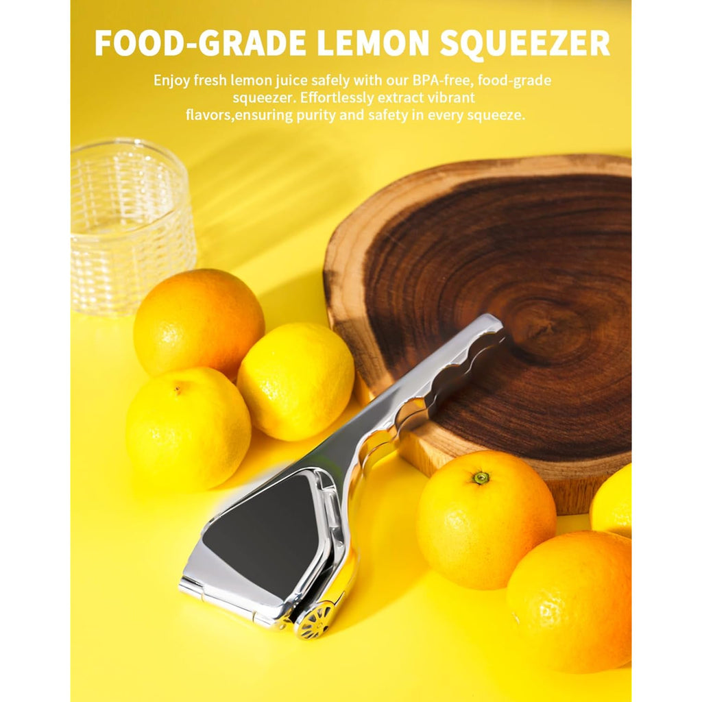 Lemon Squeezer, Stainless Steel Lemon Juicer, Manual Juicer For Lemon Citrus Lime Orange, Handheld Citrus Squeezer