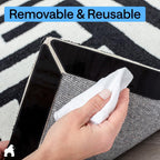 GORILLA GRIP® Rug Gripper Pads, Extra Long Reusable Double-Sided Adhesives Keep Area Rugs Corners Flat, Grips Hardwood, Tile and Laminate Floors, Renter Friendly, Holds Down Carpet in Place, 8 Pcs