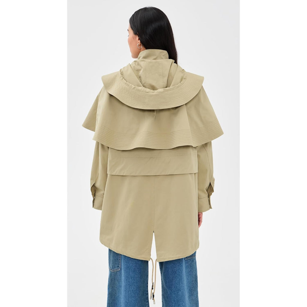 Sea Women'S Odessa Workwear Mid-Length Cape Coat