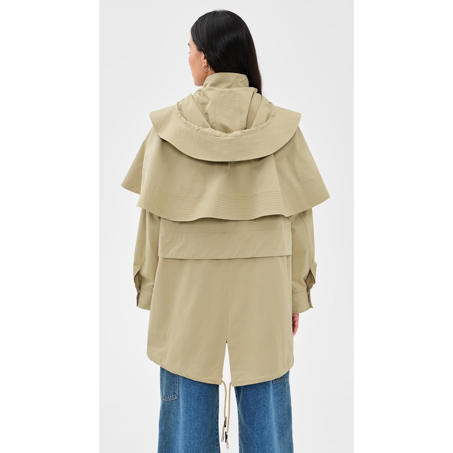 Sea Women'S Odessa Workwear Mid-Length Cape Coat