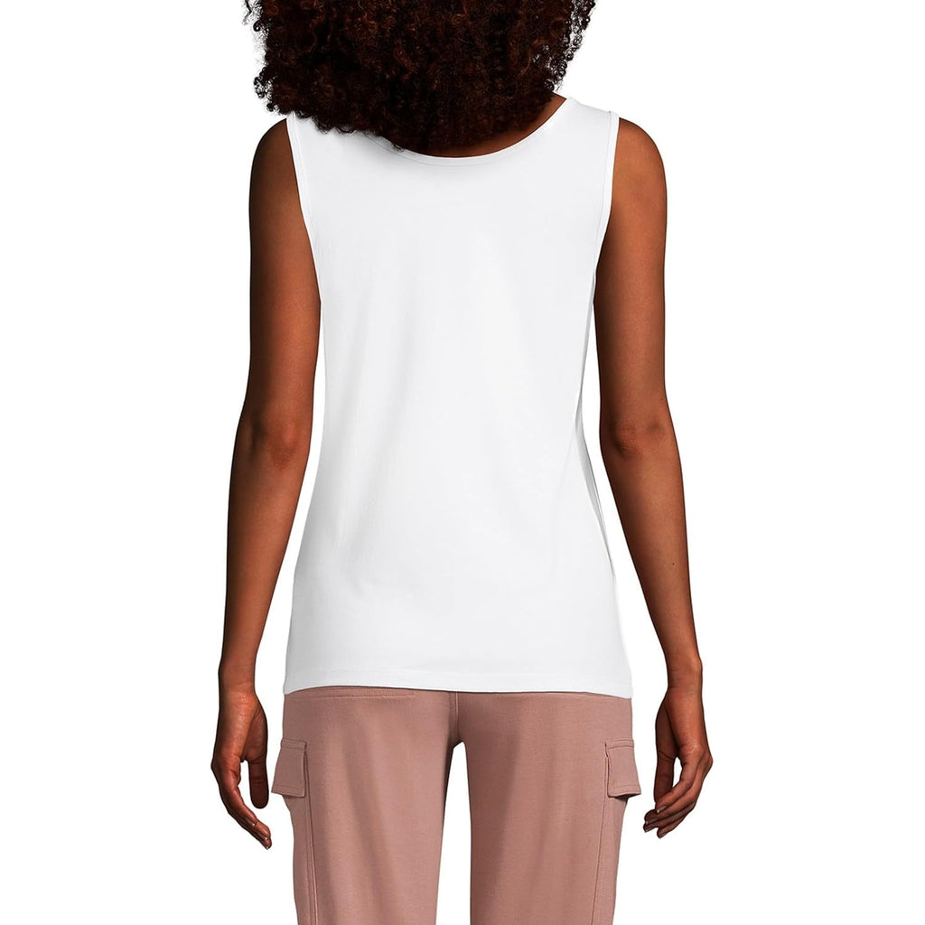 Lands' End Women's Cotton Tank Top