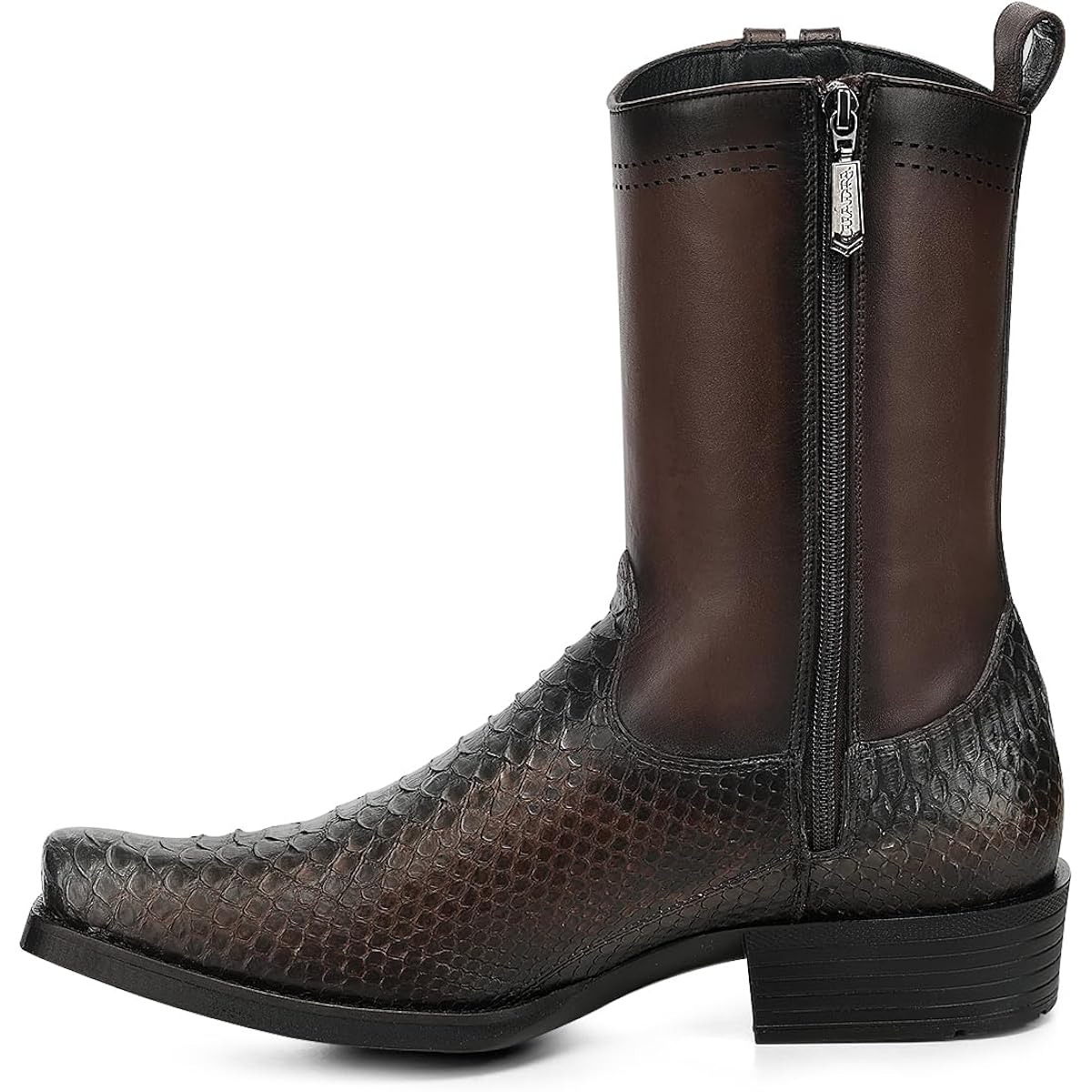 Cuadra Urban Boot In Genuine Python Leather For Men