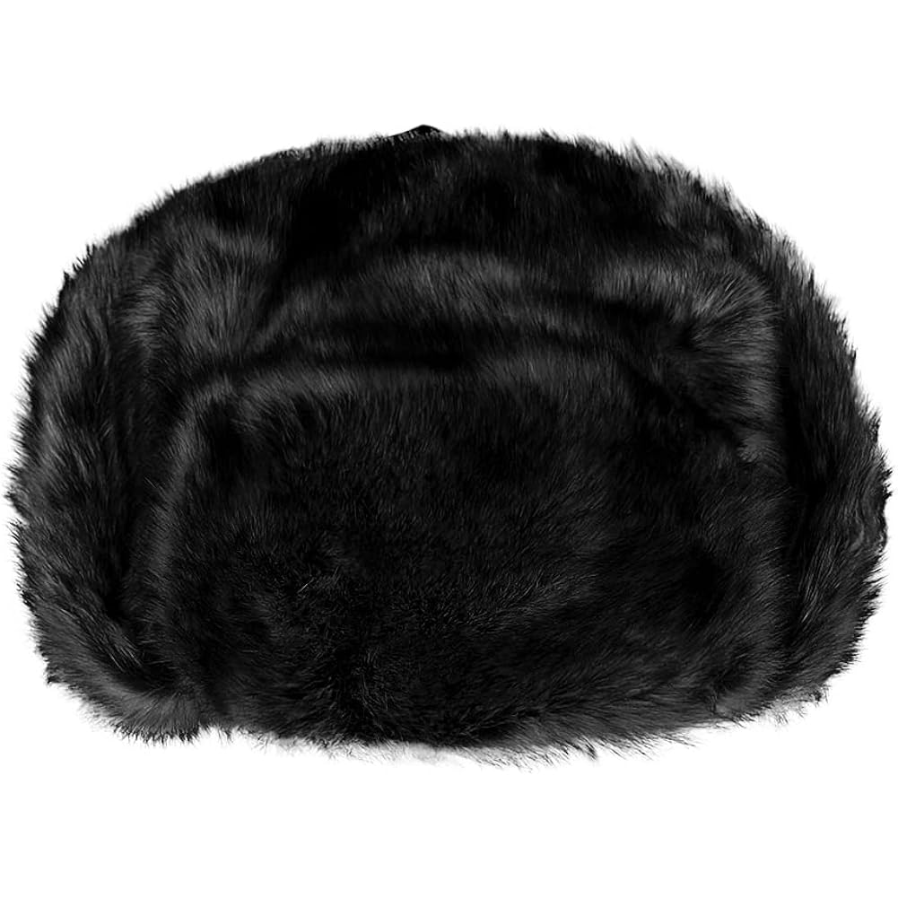 Winter Trapper Trooper Hat Faux Fur Russian Ushanka Hat Windproof Warm Hunting Cap Fuzzy Skiing Cap Unisex